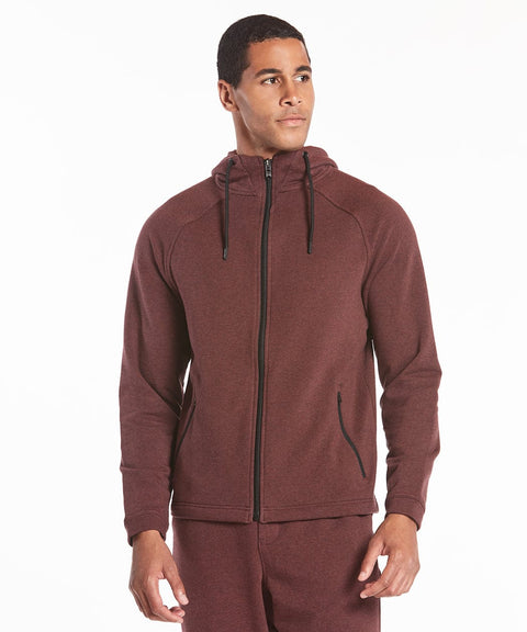 Public Rec Sweatshirts Weekend Full Zip | Men's Heather Maroon Heather Maroon / S