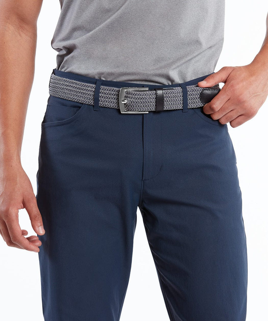 Made To Move Belt | Men's Silver Navy