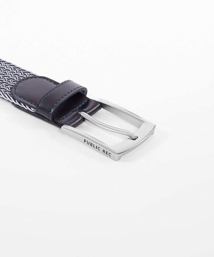 Made To Move Belt | Men's Silver Navy