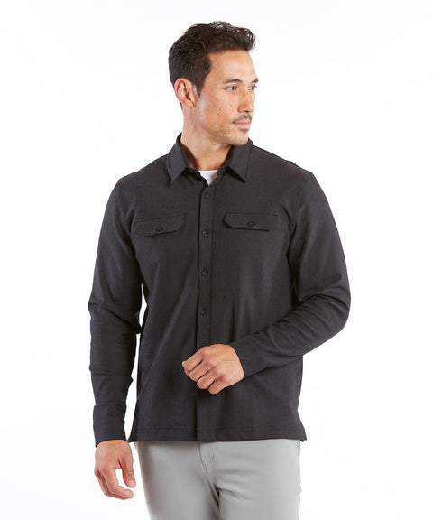 Public Rec Button Downs Stretch Thermal Button Down | Men's Heather Charcoal Heather Charcoal / S