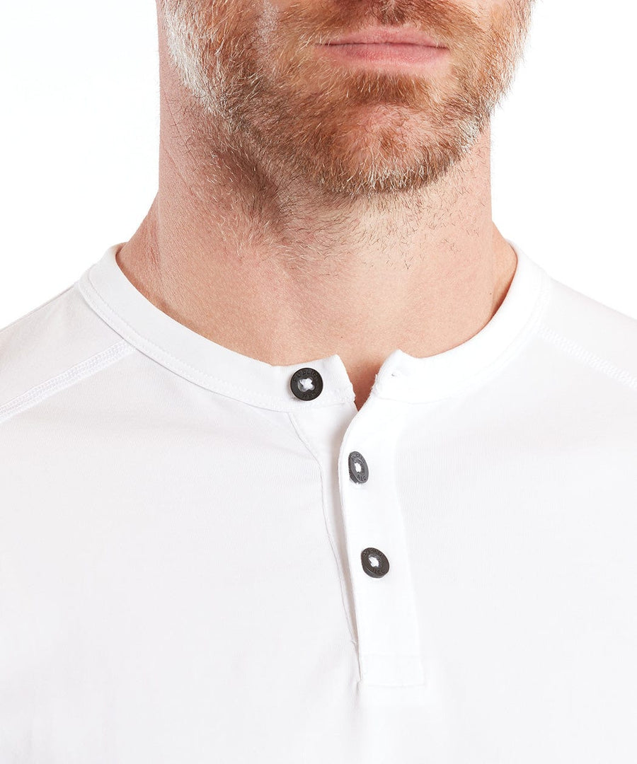 Go-To Long Sleeve Henley | Men's White