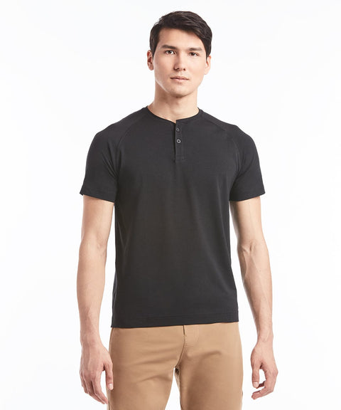 Public Rec Henleys Go-To Short Sleeve Henley | Men's Black Black / S