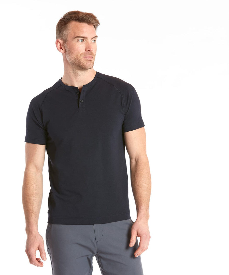 Go-To Short Sleeve Henley | Men's Navy