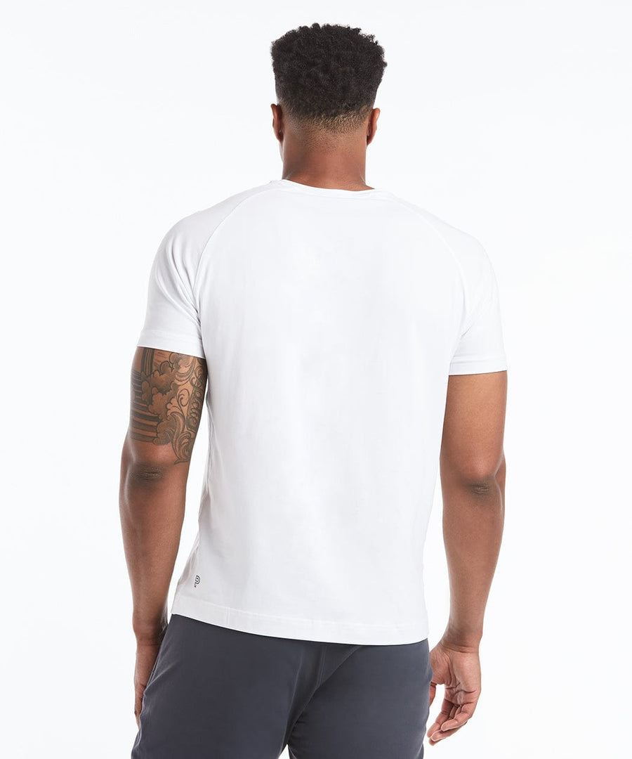 Go-To Short Sleeve Henley | Men's White