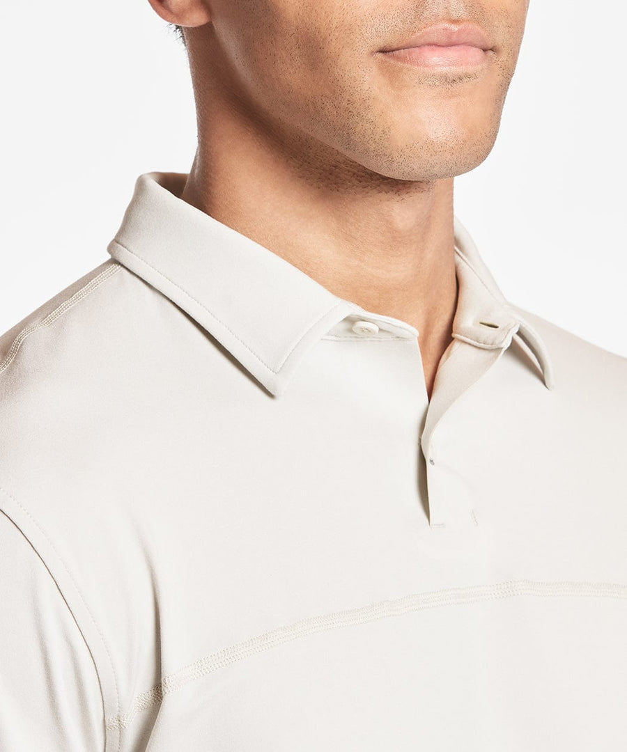 Elevate Long Sleeve Polo | Men's Heather Oat