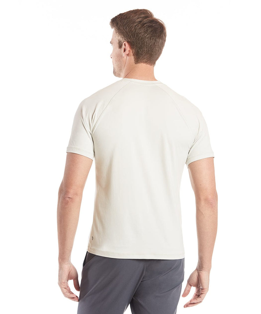 Elevate Mock Neck Polo | Men's Heather Oat