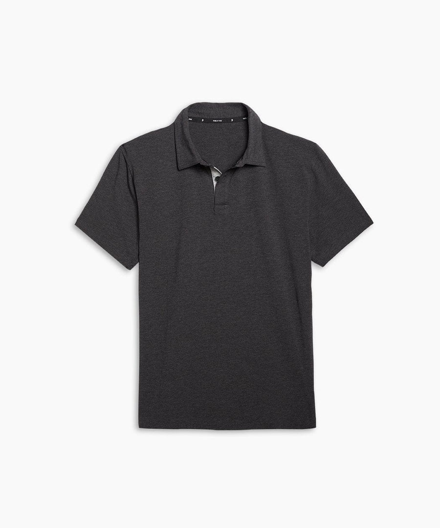 Go-To Polo | Men's Heather Charcoal