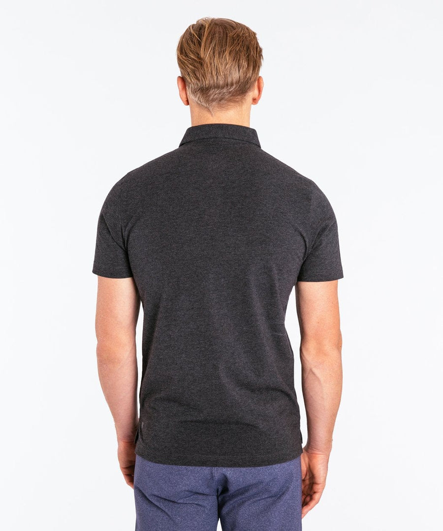 Go-To Polo | Men's Heather Charcoal