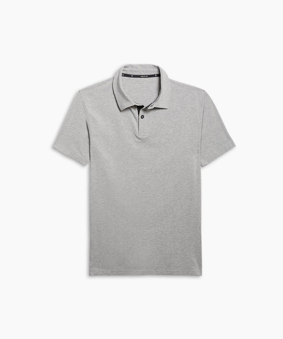 Go-To Polo | Men's Heather Silver Spoon