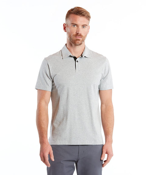 Public Rec Polos Go-To Polo | Men's Heather Silver Spoon Heather Silver Spoon / S