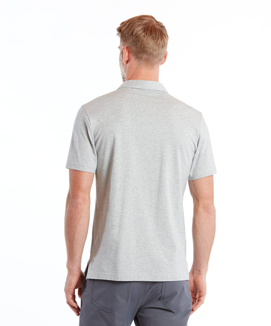 Go-To Polo | Men's Heather Silver Spoon