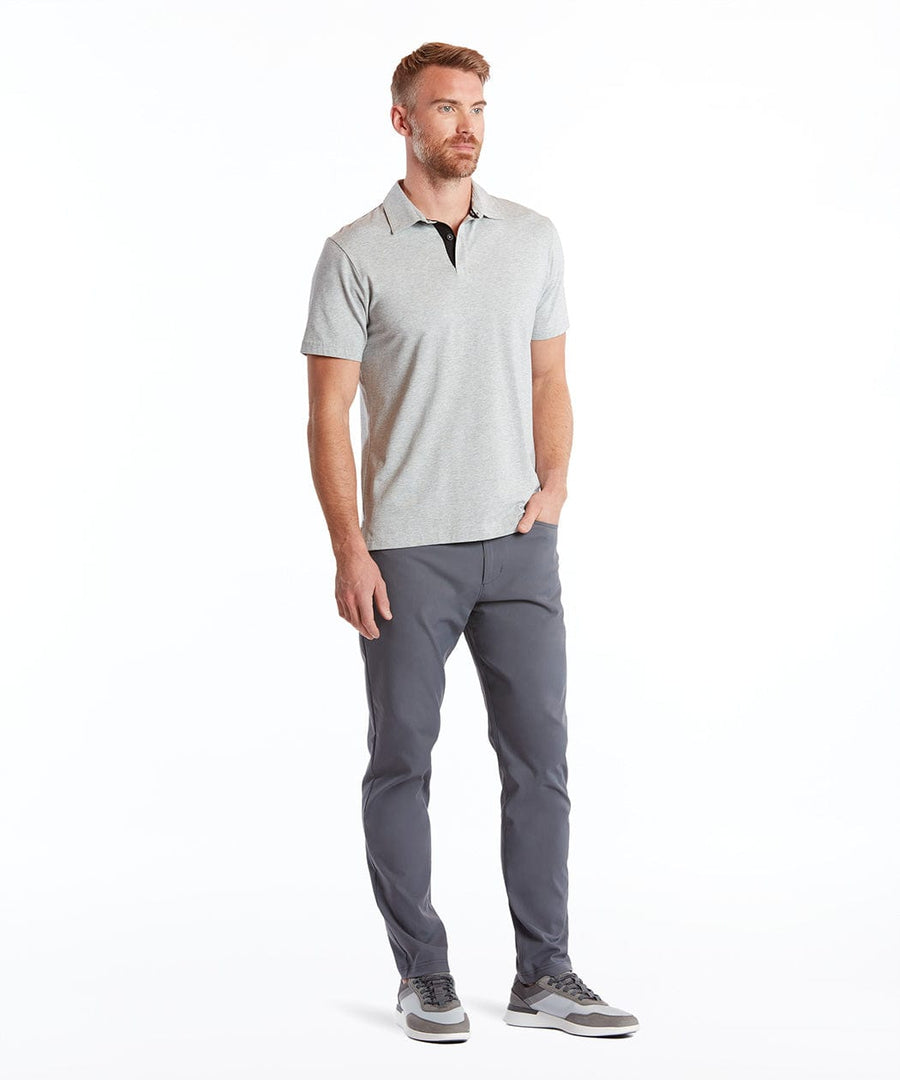 Go-To Polo | Men's Heather Silver Spoon