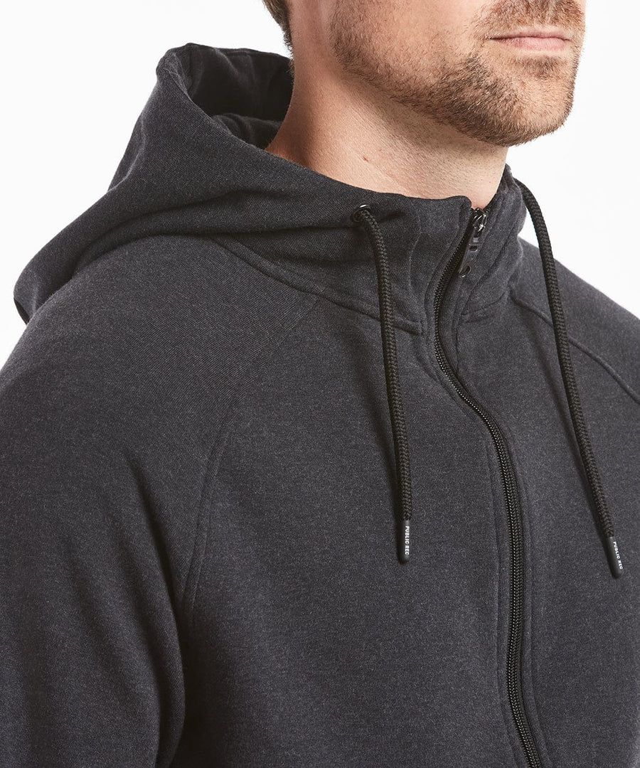 Weekend Full Zip | Men's Heather Charcoal