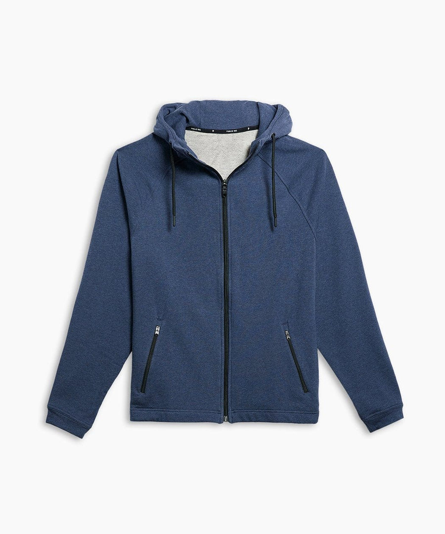 Weekend Full Zip | Men's Heather Navy