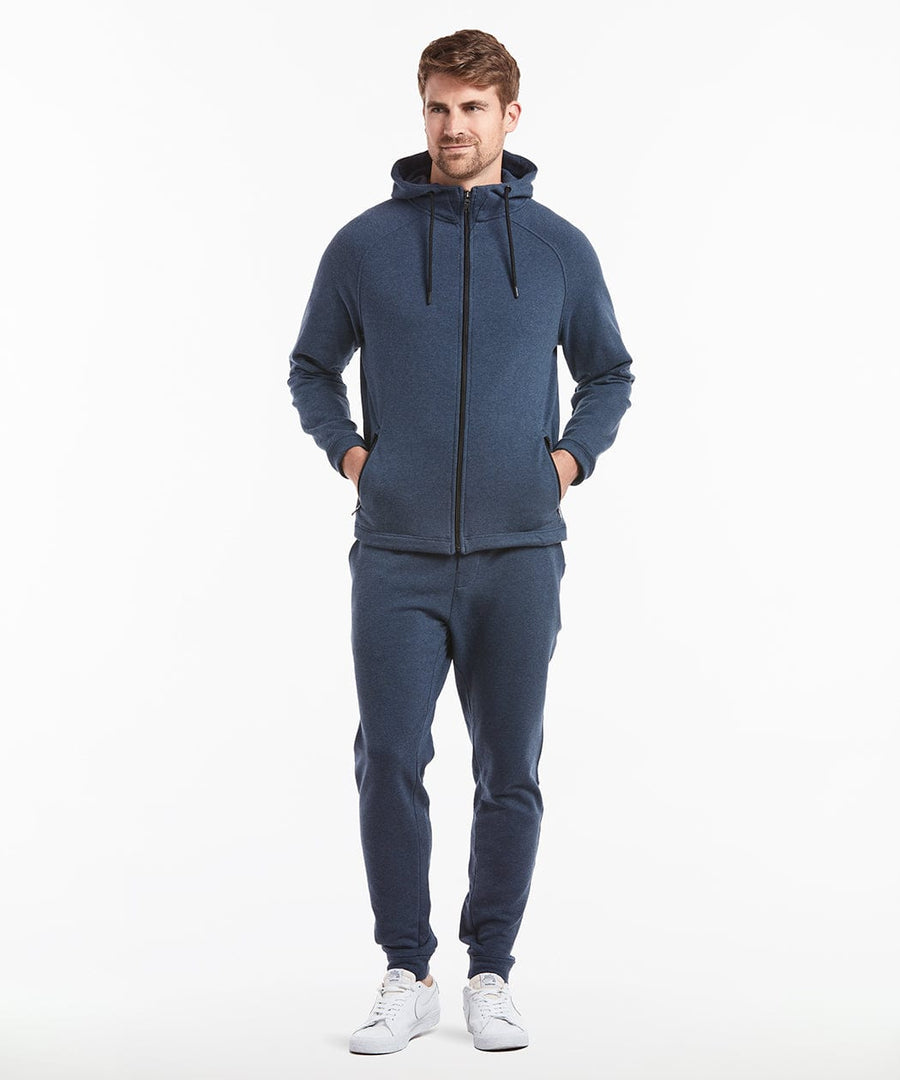 Weekend Full Zip | Men's Heather Navy