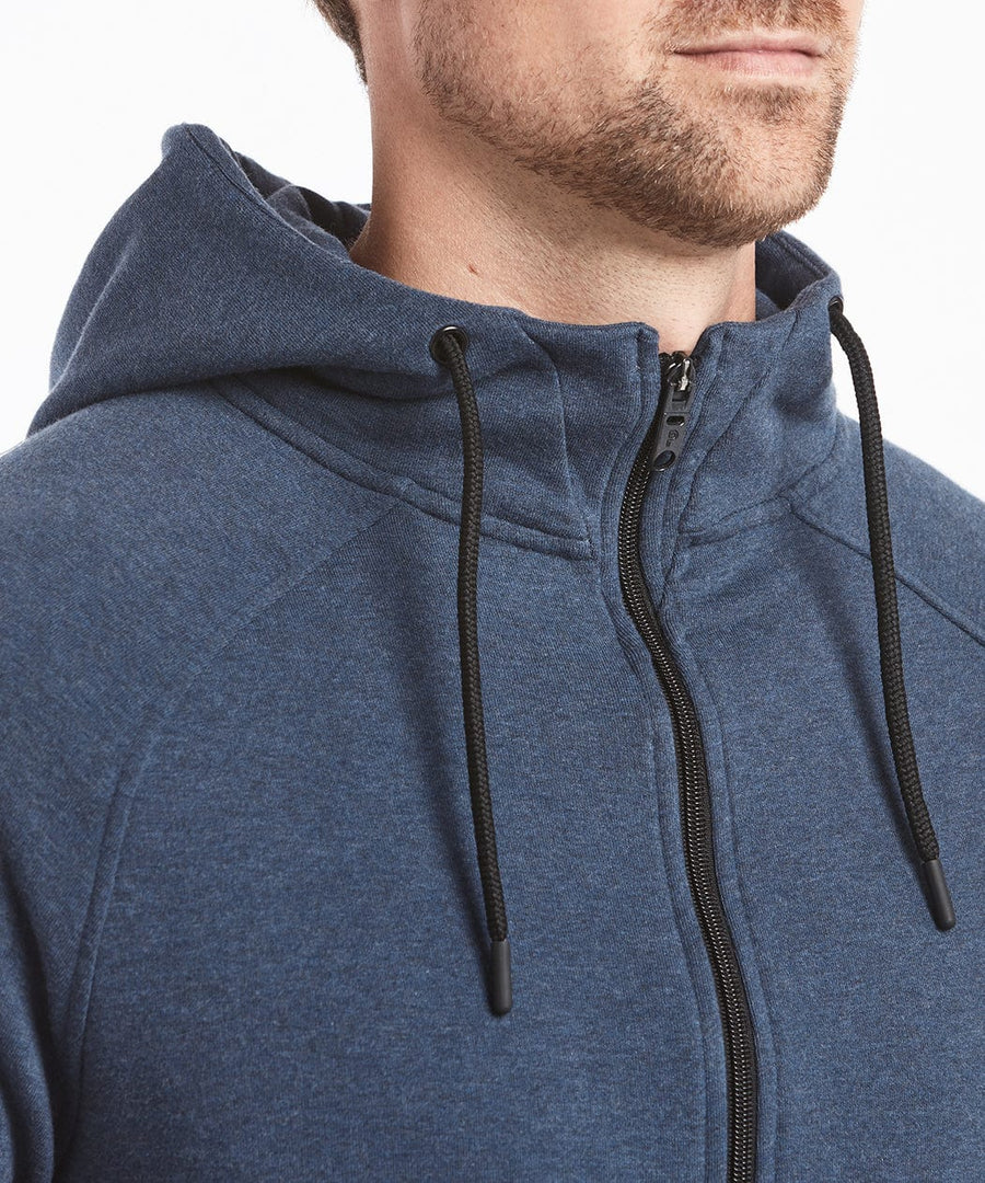 Weekend Full Zip | Men's Heather Navy