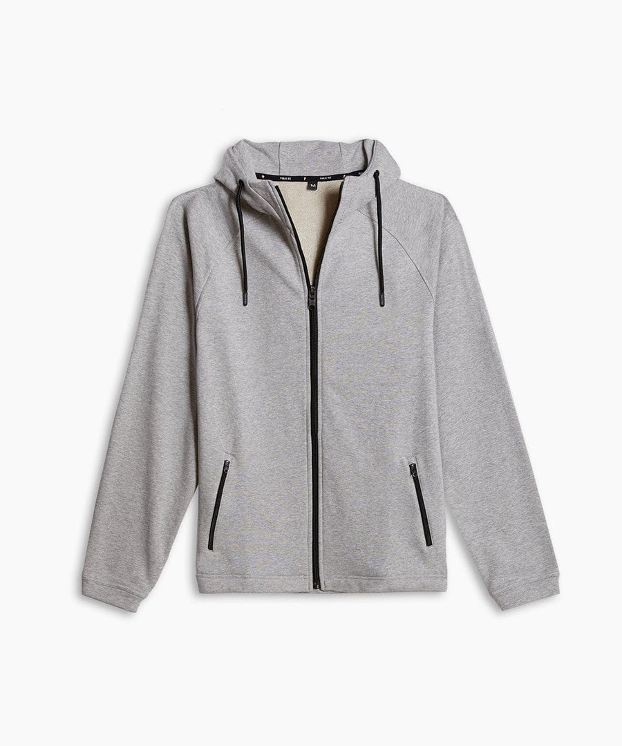 Weekend Full Zip | Men's Heather Silver Spoon