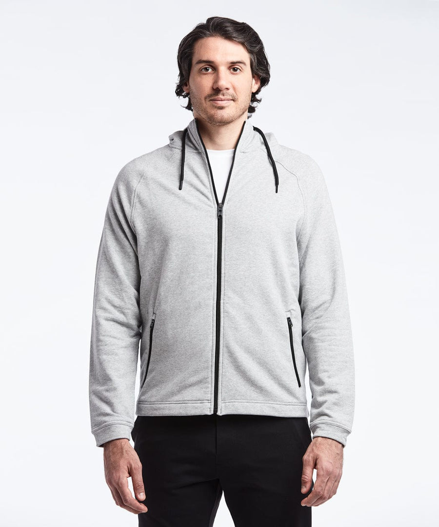 Weekend Full Zip | Men's Heather Silver Spoon