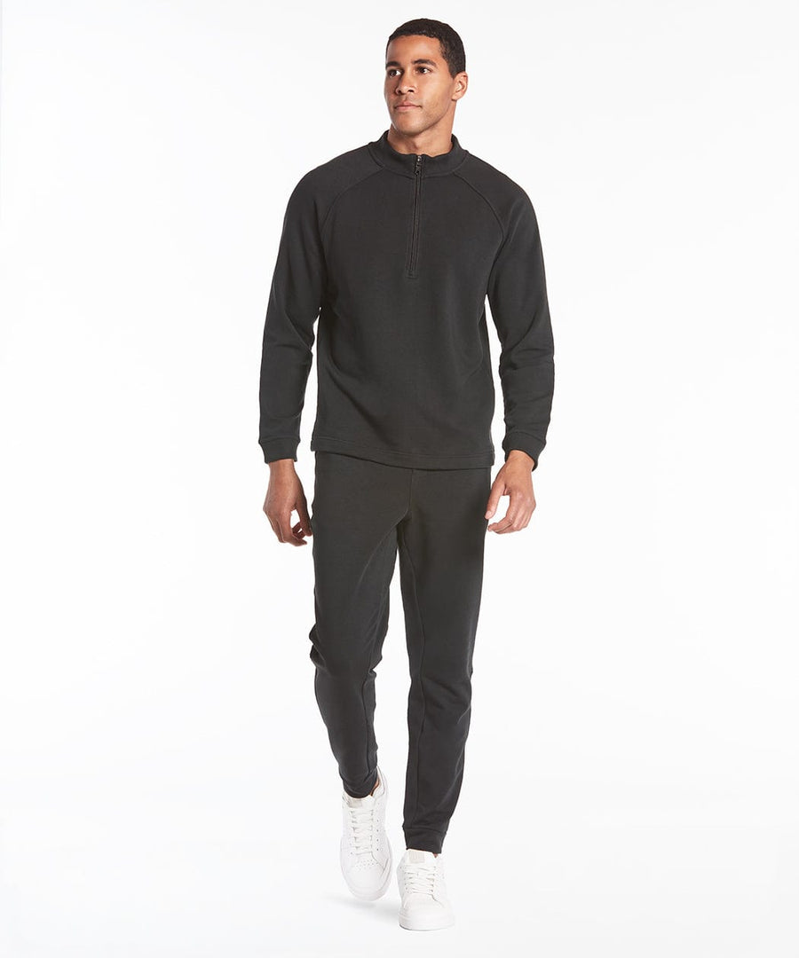 Weekend Half Zip | Men's Black