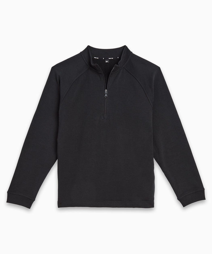 Weekend Half Zip | Men's Black