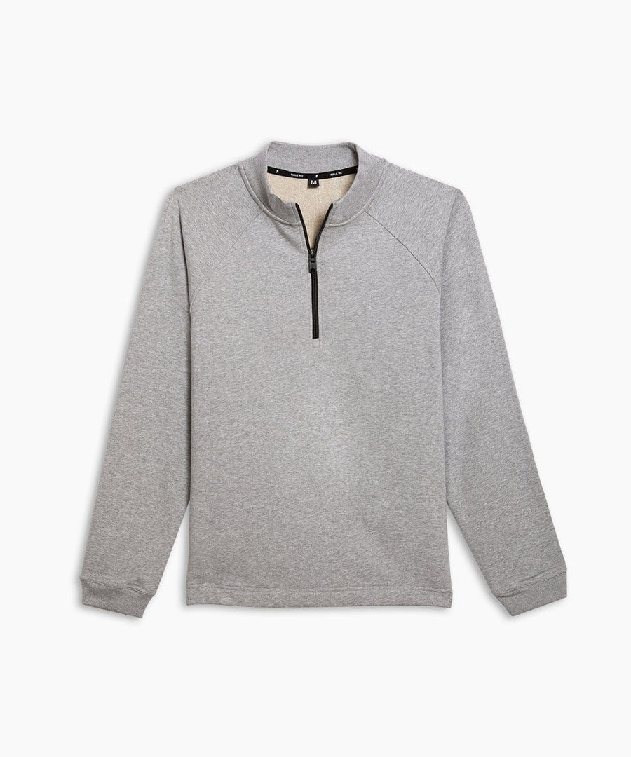 Weekend Half Zip | Men's Heather Silver Spoon