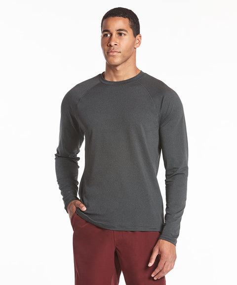 Public Rec T-Shirts Elevate Long Sleeve | Men's Heather Black Heather Black / S