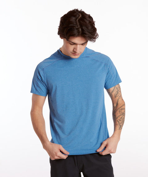 Public Rec T-Shirts Endurance Crew | Men's Blue Salt Blue Salt / S