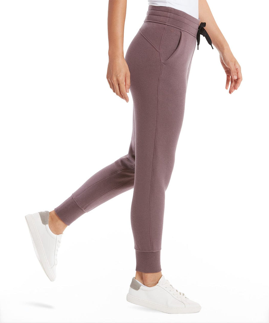 Luxe Fleece Jogger | Women's Smokey Plum