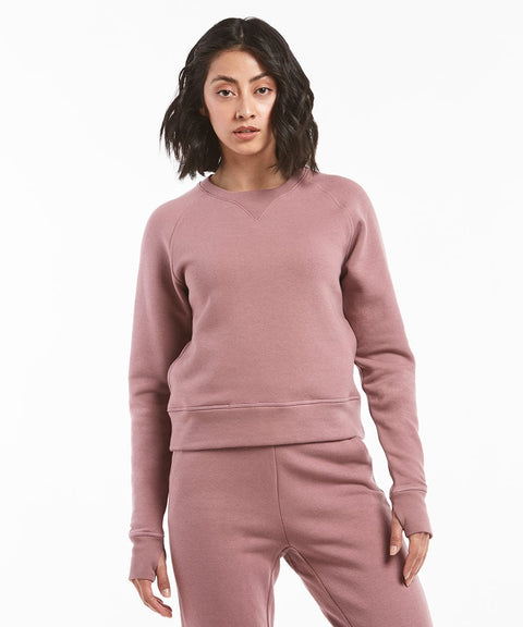 Public Rec Women's Sweatshirts Luxe Fleece Crew | Women's Mauve Mauve / XS