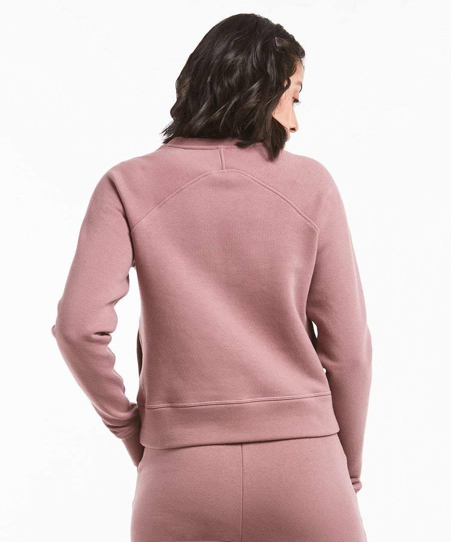 Luxe Fleece Crew | Women's Mauve