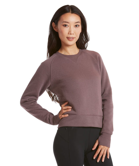 Public Rec Women's Sweatshirts Luxe Fleece Crew | Women's Smokey Plum Smokey Plum / XS