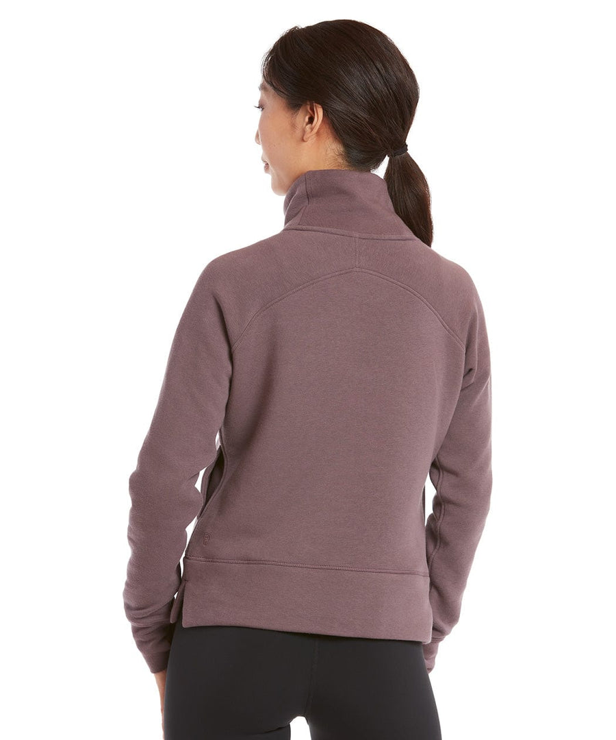 Luxe Fleece Pullover | Women's Smokey Plum