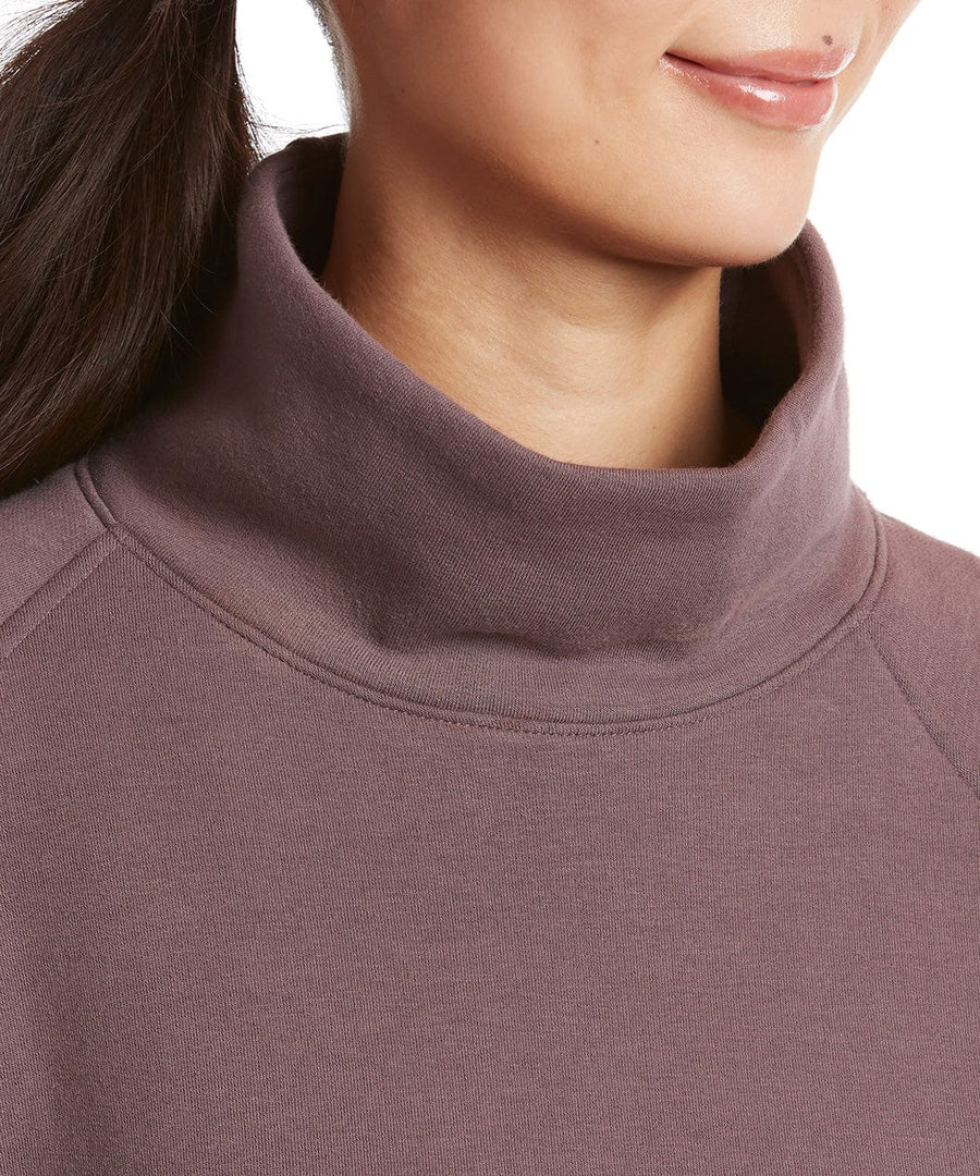 Luxe Fleece Pullover | Women's Smokey Plum