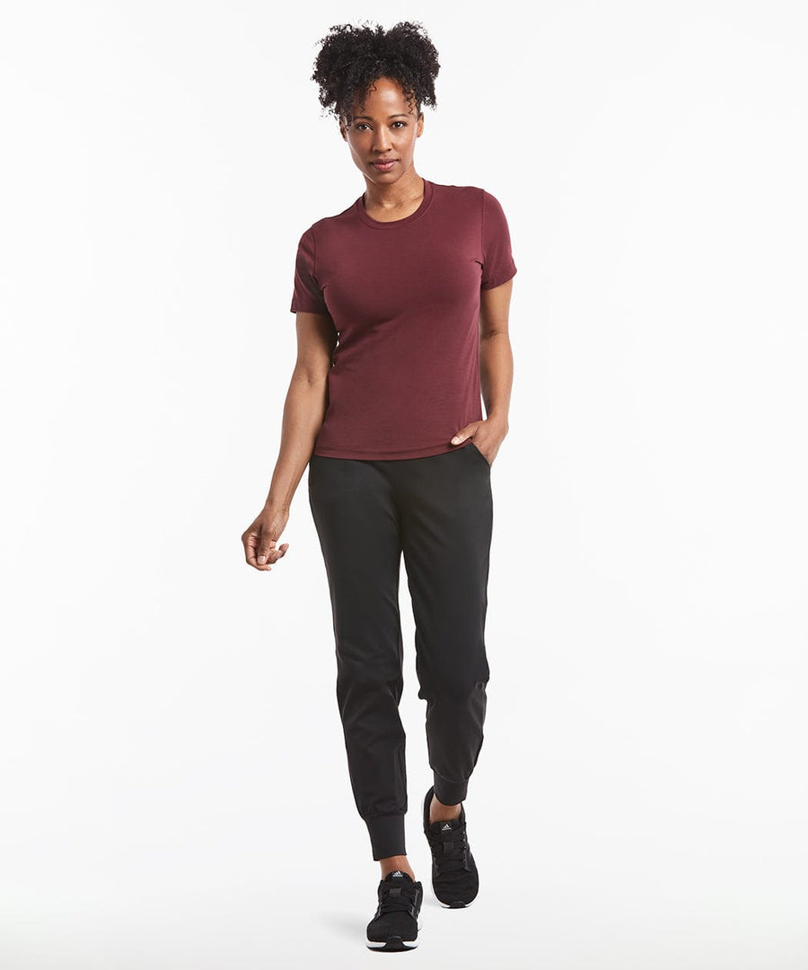 Essential Tee | Women's Burgundy