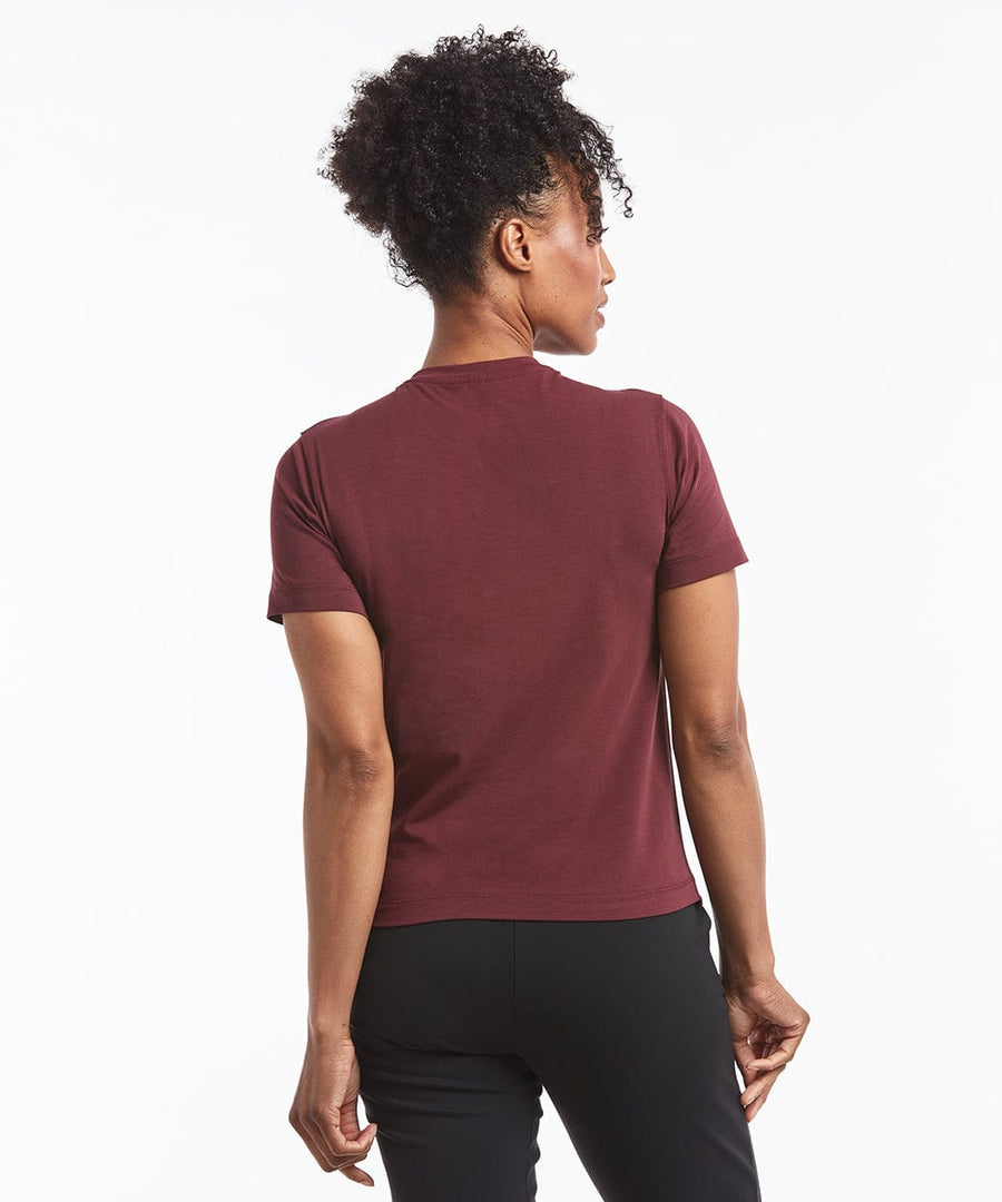 Essential Tee | Women's Burgundy